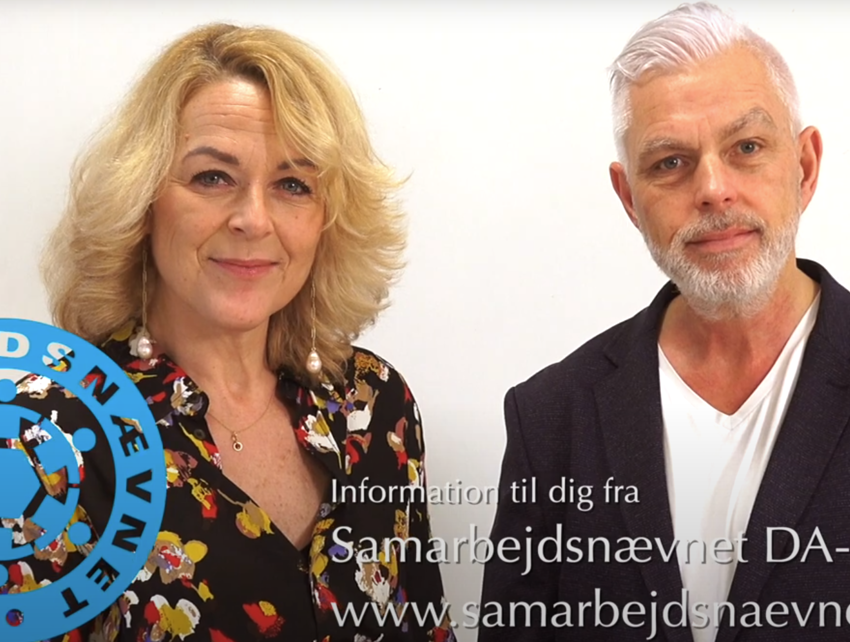 Formanden for Samarbejdsnævnet Pernille Knudsen og næstformand Flemming Grønsund